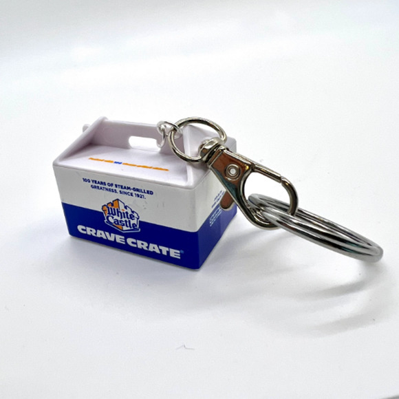 White Castle Keychain - Crave Crate Box - Foodie Mini Brands Keychain - Picture 6 of 7